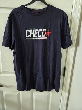 ​Red Bull Racing Checo Perez T-Shirt Navy Blue Gives You Wings Large F1